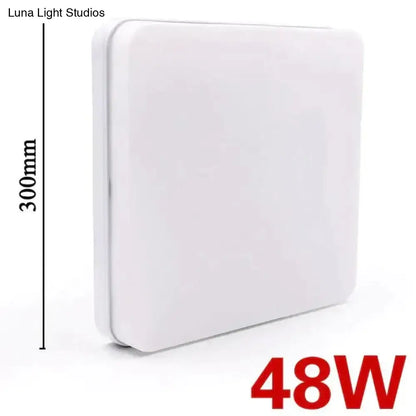 White square led panel light 300mm height 48w surface mounted led ceiling lamp by DecorBites 24w 36w 48w options