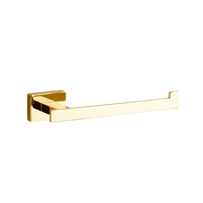 Modern gold towel ranger accessory rack with sleek gold-finished rectangular toilet paper holder for bathroom decorbites gold towel