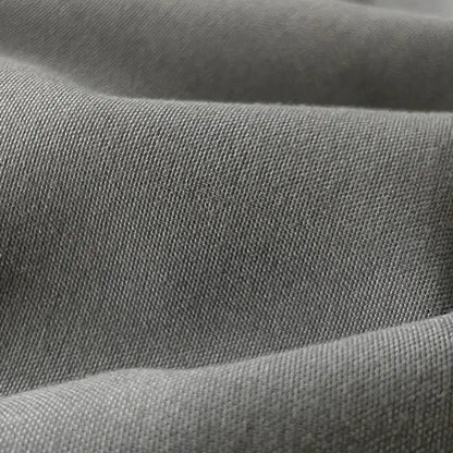 Modern gray comforter cover set with soft gray woven fabric and subtle textured pattern for bedroom bedding
