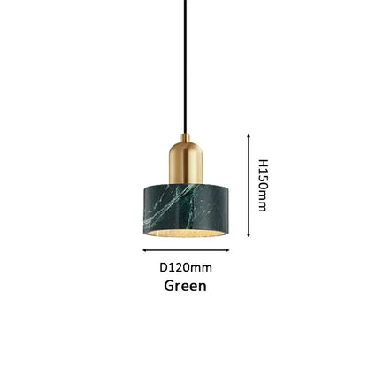 Modern green marble pendant light with brass-finished top and hanging cord for dining room decorbites green marble decor