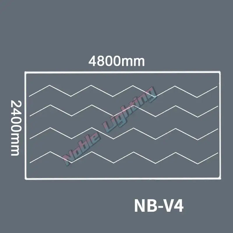 Modern hexagon honeycomb led garage ceiling light panel nb-v4 with white zigzag pattern decorbites hexagon honeycomb