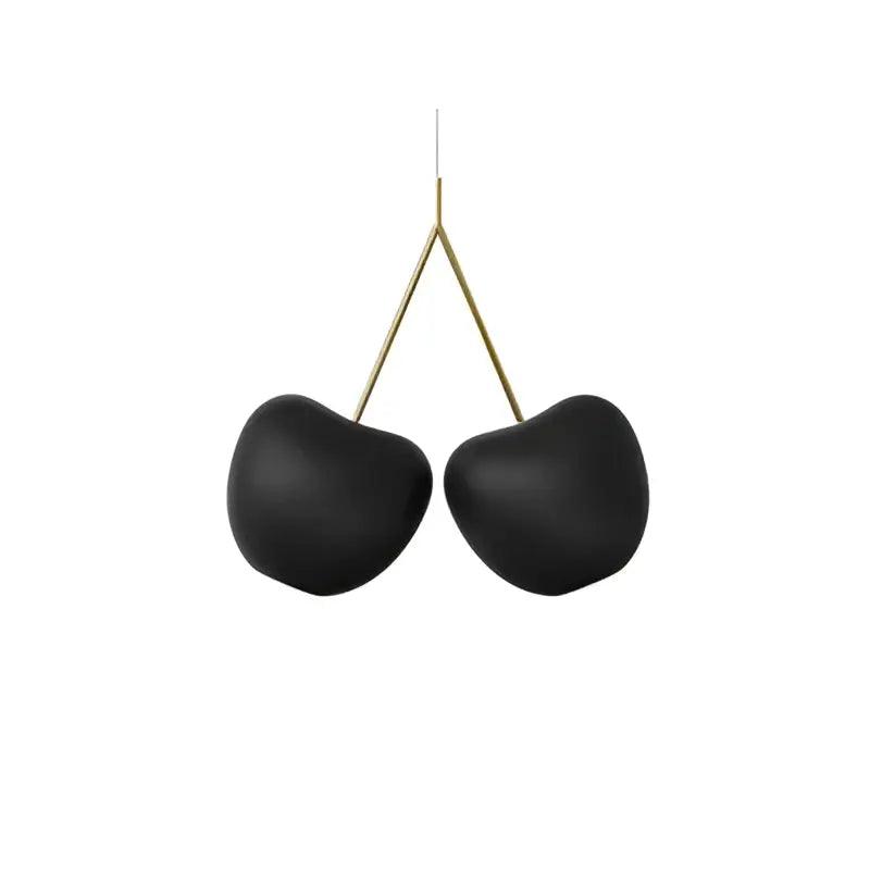 Black cherry-shaped pendant light with gold-toned stems modern italian decorbites gold pendant light for dining room