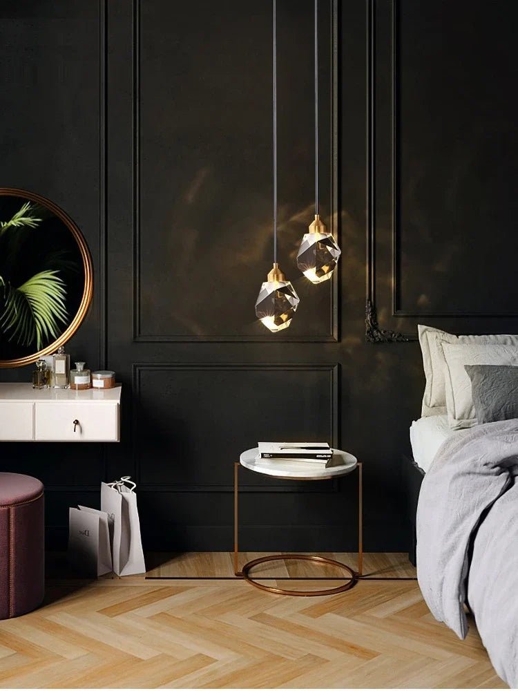 Modern K9 Crystal Linear Pendant Light - Decorbites