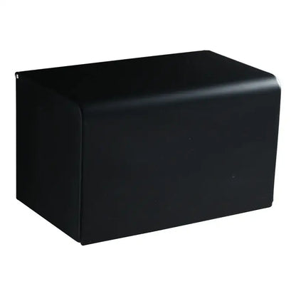 Modern matte black aluminum paper holder with smooth finish decorbites black aluminum bathroom cube rack