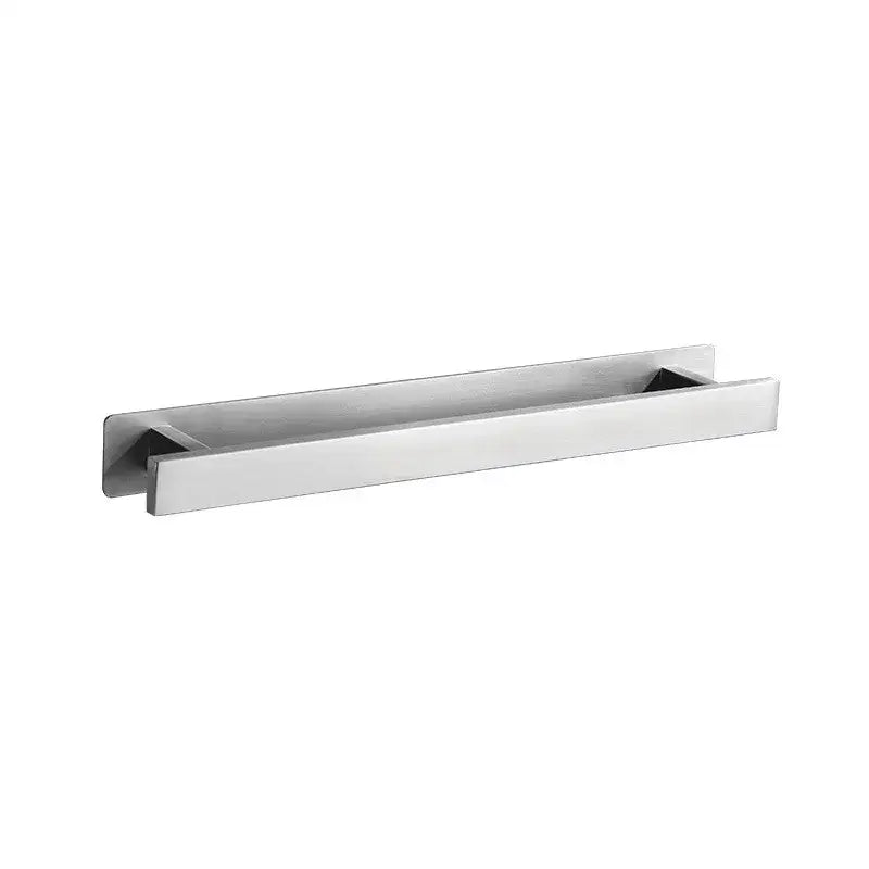 Modern brushed stainless steel towel rack with sleek minimalist design for decorbites black steel towel hanger