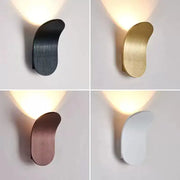 Modern minimalist adjustable led wall light in black gold rose gold and white finishes for bedroom use