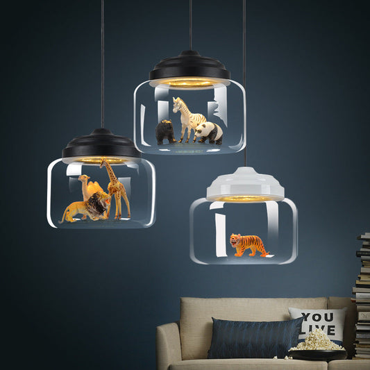 Moderne minimalistische Schlafzimmer-Persönlichkeit Kinderzimmer-Karikatur-Lampe