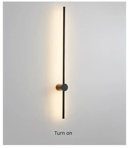 Modern minimalist black metal wall lights with cylindrical body and circular base for decorbites creative staircase wall