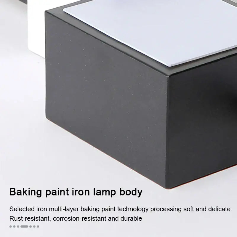 Modern minimalist decorbites led ceiling light with black baking paint iron lamp body and smooth matte finish