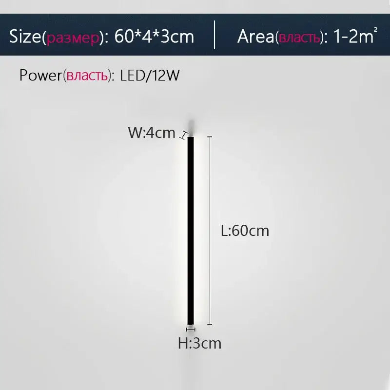 Modern minimalist elegant black led wall lamp with slim profile for bedroom decorbites elegant black wall lamp design