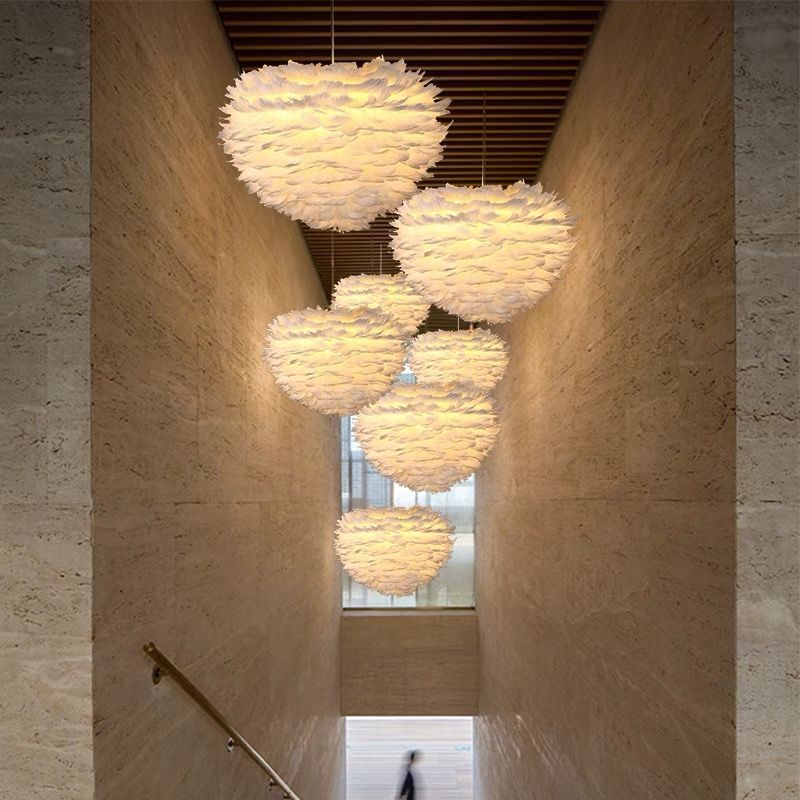 Iron Remote Chandelier