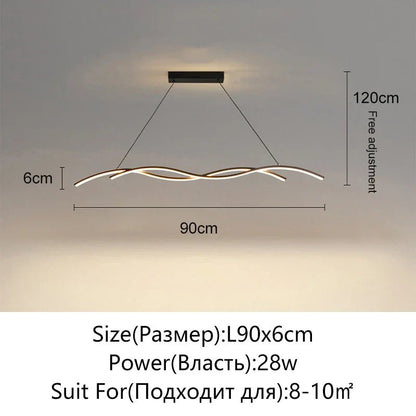 Modern Minimalist White Aluminum LED Pendant Light - Decorbites