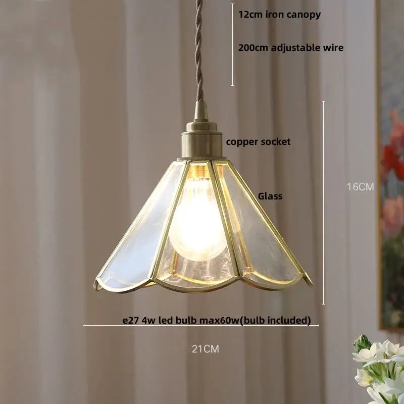 Modern moon ceramic led pendant lamp with antique brass-finished scalloped glass and adjustable copper socket for dining room decorbites ceramic led