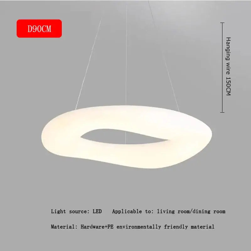 Modern oval white cozy cotton ceiling chandelier with sleek LED pendant light and soft diffused glow for bedroom decorbites cozy cotton