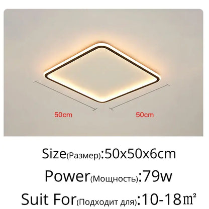 Modern rectangular black dimmable led ceiling chandelier with sleek square design and warm white led illumination decorbites dimmable led