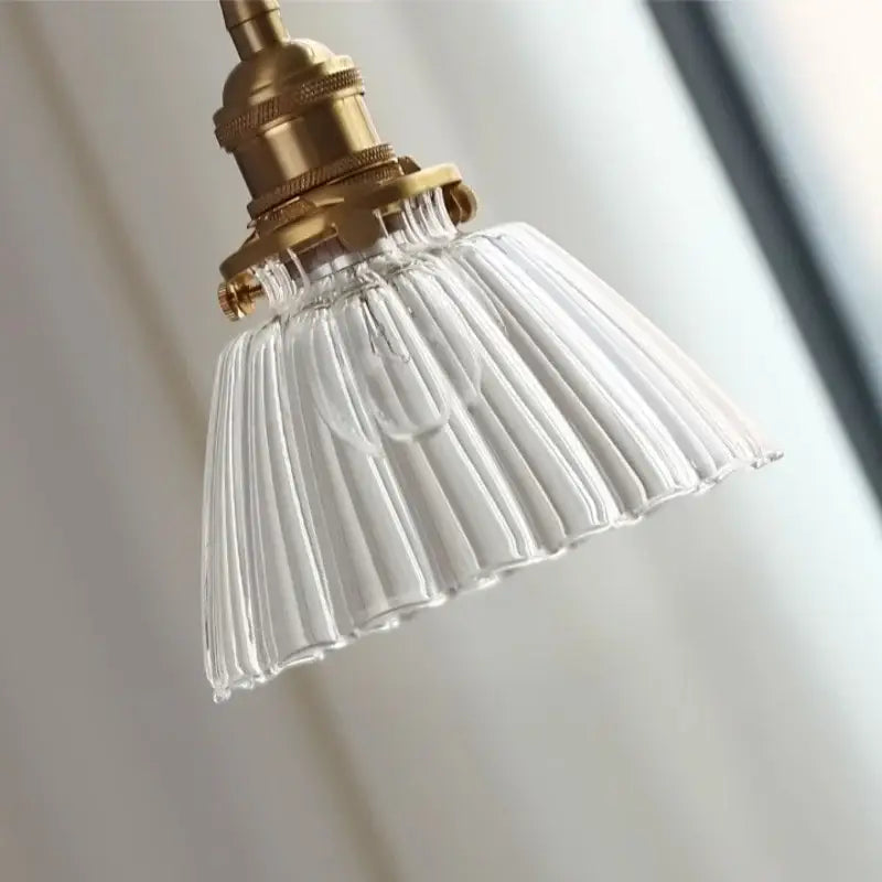 Modern clear ribbed glass pendant light with brass metal fixture from decorbites clear glass light fixture collection