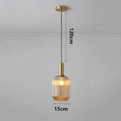 Modern Ring Glass Pendant Light - Decorbites
