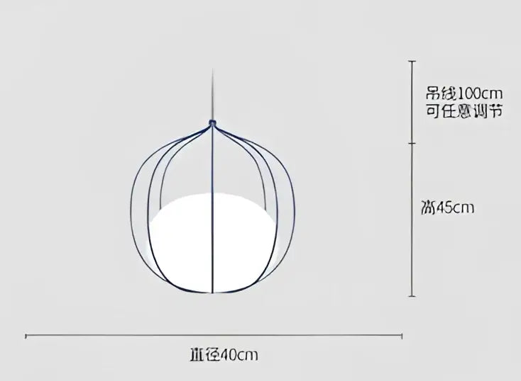 Modern silver and copper birdcage pendant light with white diffuser and metal frame decorbites birdcage pendant light