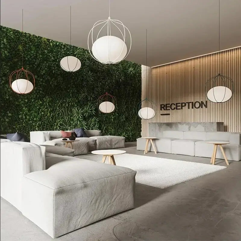 Modern white spherical glass globe pendant light with silver and copper wireframe birdcage pendant light decorbites birdcage pendant