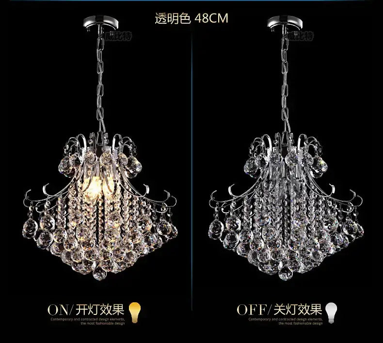 Modern silver and gold decorbites crystal chandelier with chrome finish and clear glass orbs for living room pendant light
