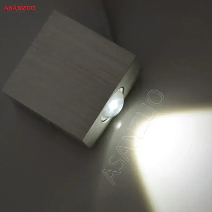Modern silver square wall lamp featuring a matte finish led square wall lamp with bright white solar-powered illumination