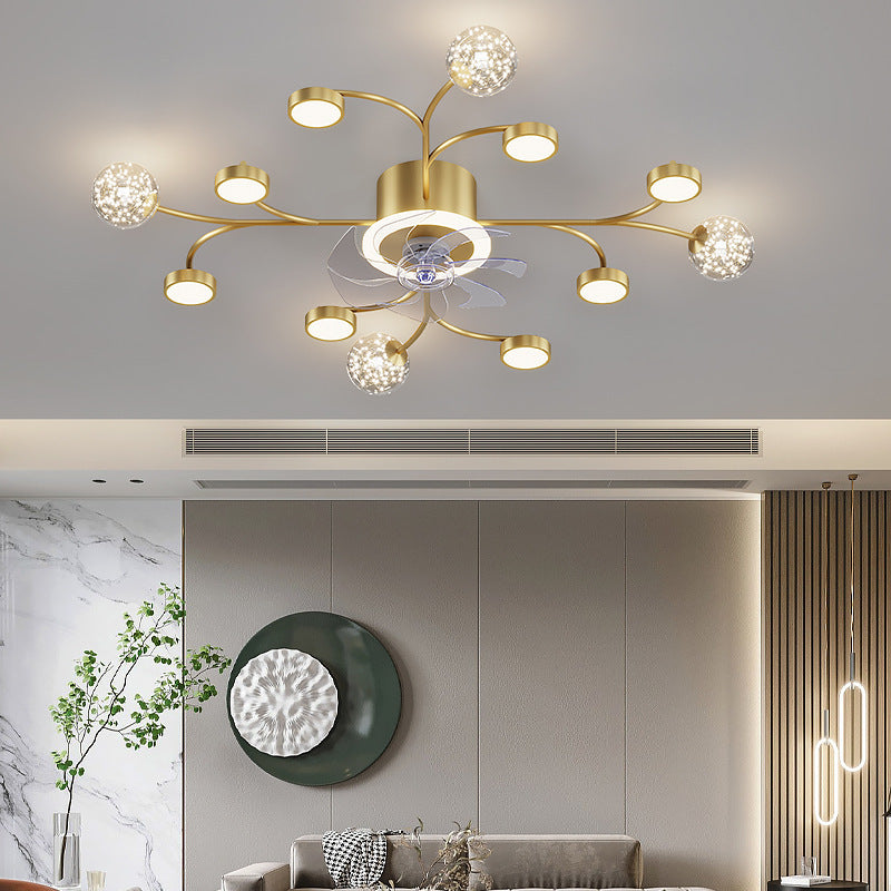 Iron Modern Ceiling Fan