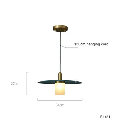 Modern teal glass and brass pendant light with a dark green disc and warm rectangular shade for kitchen island decorbites blue copper chandelier