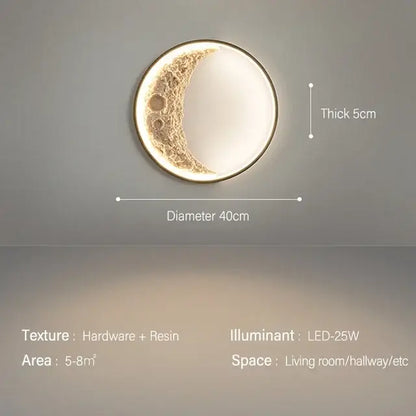Modern textured crescent moon wall lamp with golden textured crescent and smooth white light for bedroom decorbites crescent moon wall lamp