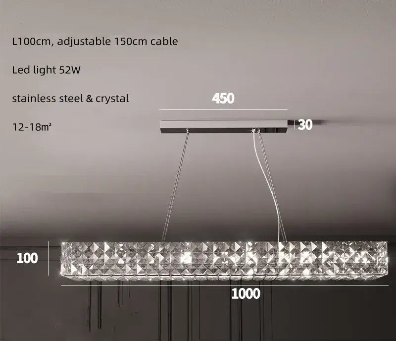 Modern three tiered decorbites crystal led chandelier with stainless steel frame and adjustable led light source for living room