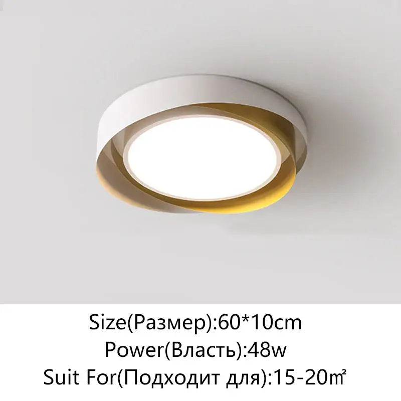 Modern white and black dimmable led chandelier with decorbites dimmable led circular ceiling light and gold accent