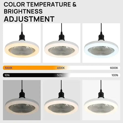 Modern white circular ceiling fan with remote control and adjustable light settings ideal for bedroom decorbites ceiling fan