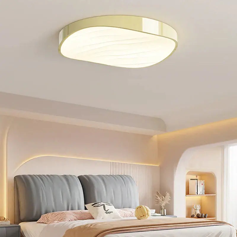 Modern white circular chandelier with sleek gold frame and soft diffused light perfect for dining room decorbites circular chandelier