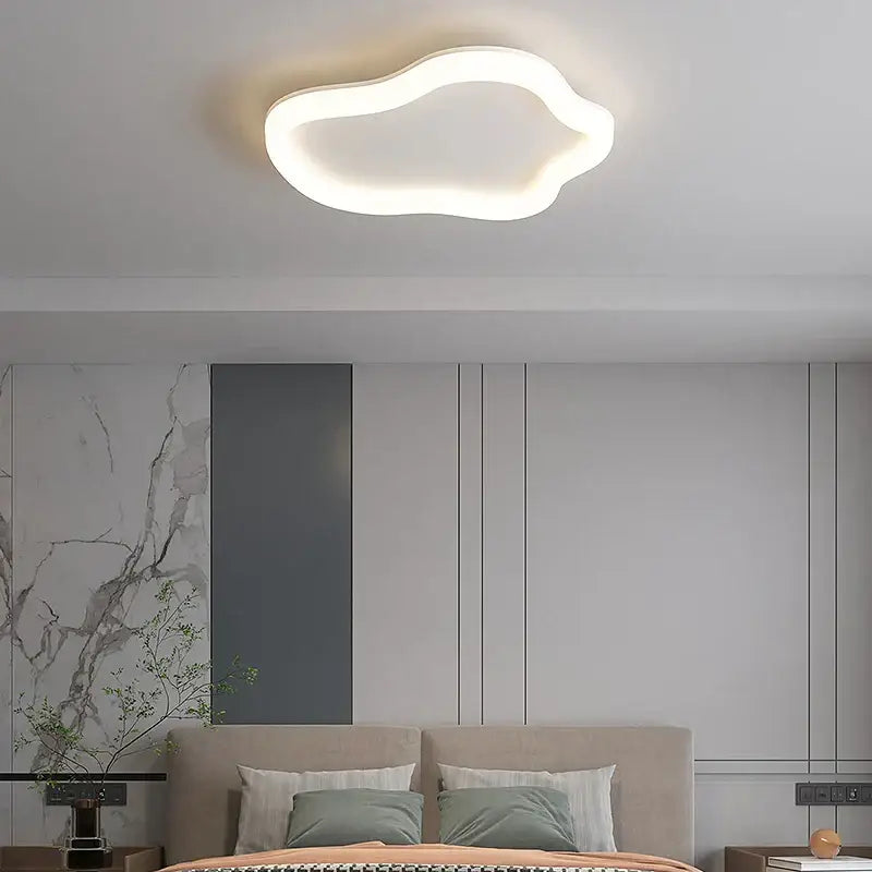 Modern white cloud ceiling light with sleek acrylic finish and soft glow illumination for bedroom decorbites cloud ceiling