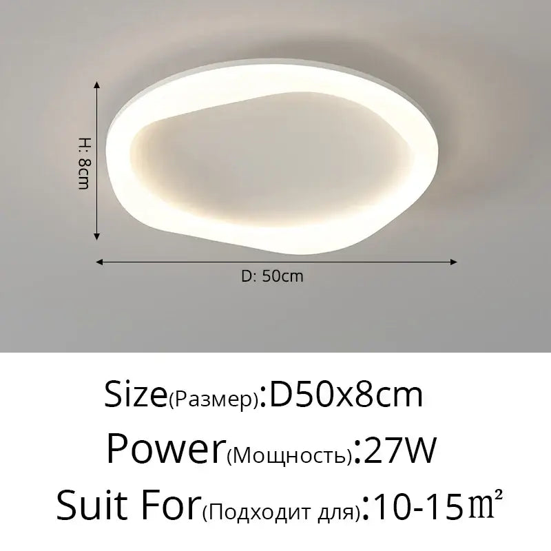 Modern white cloud ceiling light with oval shape soft diffused glow for bedroom decorbites cloud ceiling illumination