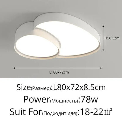 Modern white cloud ceiling lights with oval led panels for living room featuring minimalist decorbites cloud ceiling design