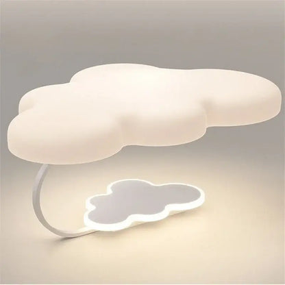 Modern white cloud ceiling lights led lamp with soft white cloud-shaped design and sleek minimalist base for nursery decorbites cloud ceiling