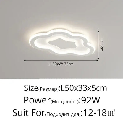 Modern white decorbites cloud chandelier featuring a sleek minimalist led ceiling light for living room decor