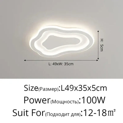 Modern white decorbites cloud chandelier with a sleek layered circular led ceiling light for living room decor