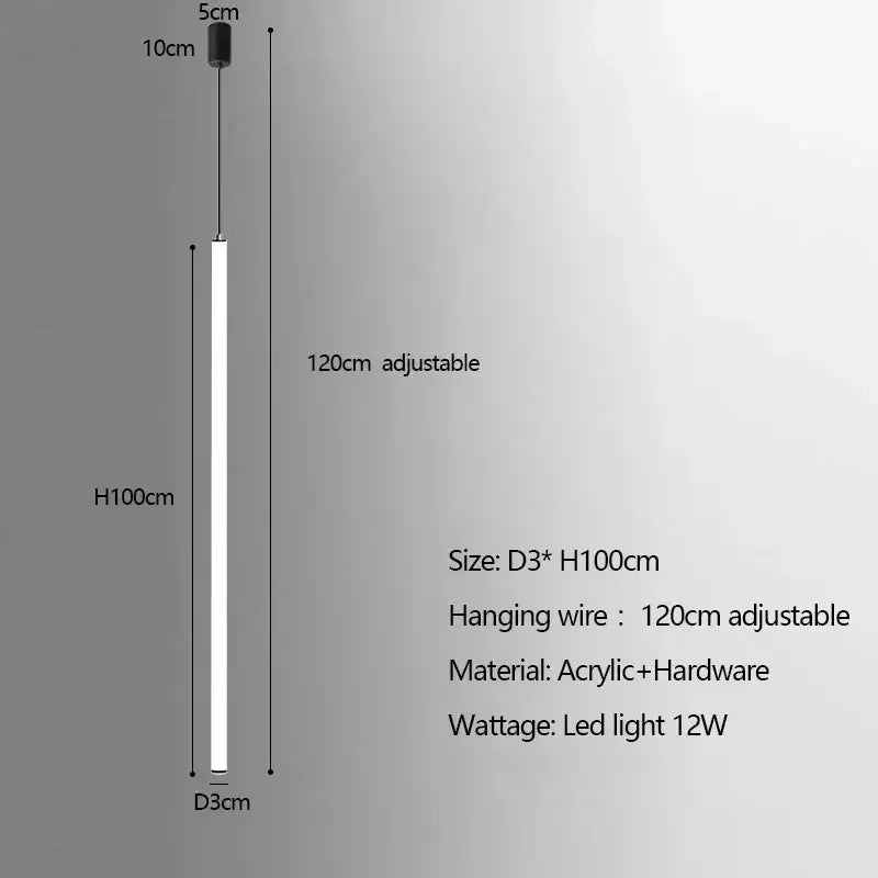 Modern white duplex loft led chandelier featuring a sleek cylindrical acrylic body with black hardware decorbites duplex loft