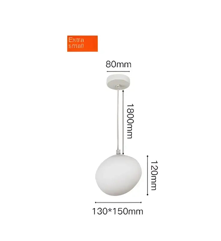 Modern white frosted glass ball led pendant light with minimalist design ideal for dining room decorbites glass ball decor