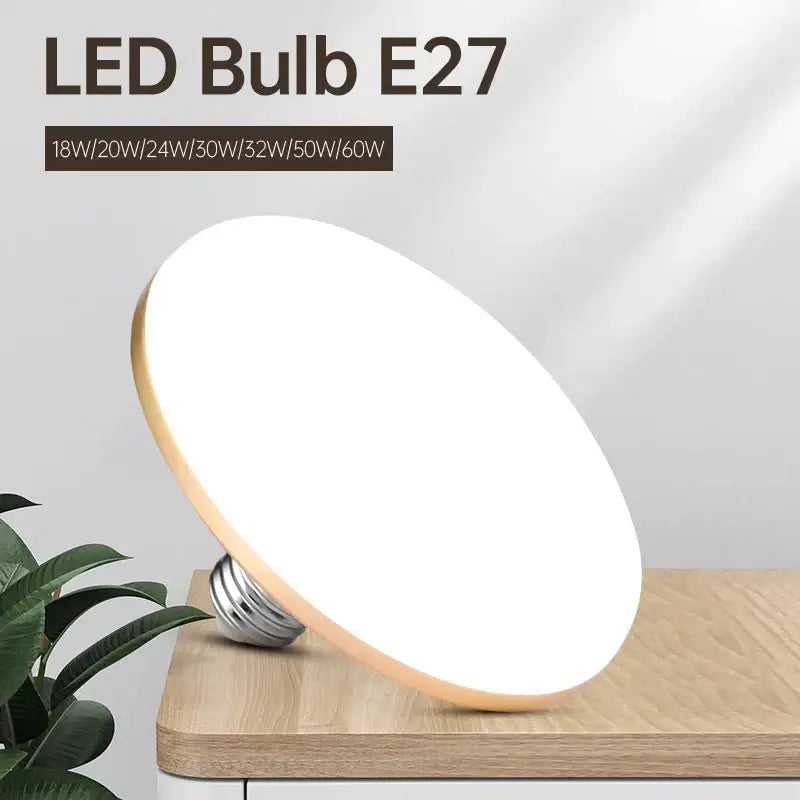 Modern white frosted glass led ceiling lamp with metallic e27 base ideal for decorbites led ceiling lighting