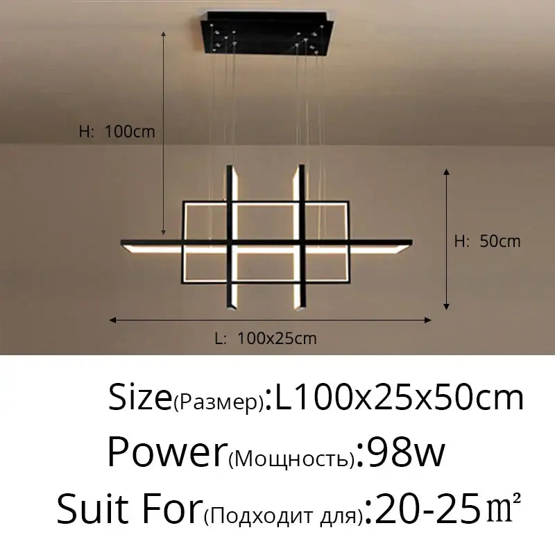 Modern black and white geometric aluminum pendant light with minimalist design for living room decorbites geometric aluminum pendant
