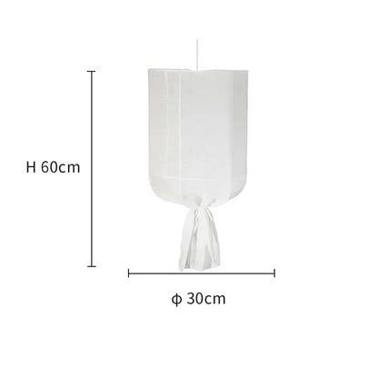 Minimalist modern white linen cotton pendant lamp decorbites linen cotton with cylindrical body for kitchen island lighting