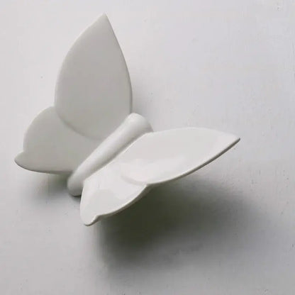 Modern white ceramic butterfly wall mount decorbites butterfly wall 3d art for kids room decorbites butterfly wall mount