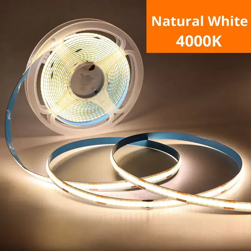 Natural white modern white rectangular decorbites cob led night light with 4000k flexible adhesive cob led night strip