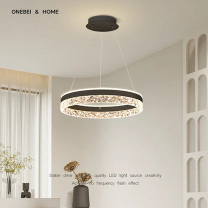 Modern White Ring LED Pendant Light - Decorbites