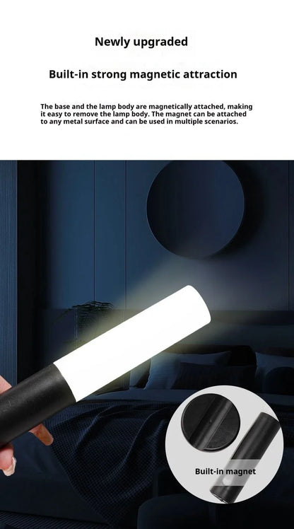 Magnetic, rechargeable LED light.