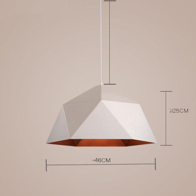 Nordische Balkonbar Einzelne Einzelkopf Restaurant Kreative Geometrische Kronleuchter