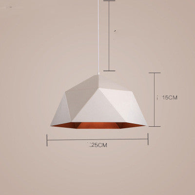 Nordische Balkonbar Einzelne Einzelkopf Restaurant Kreative Geometrische Kronleuchter