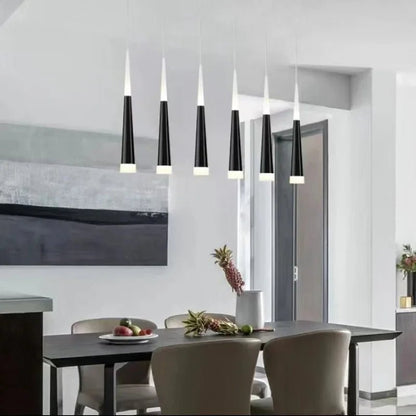 Nordic Black and Gold Aluminum Cord Pendant Light - Decorbites